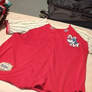 Vintage Disney Store Mickey Mouse Baseball Jersey Unisex L